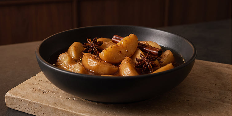 Spiced apple compote